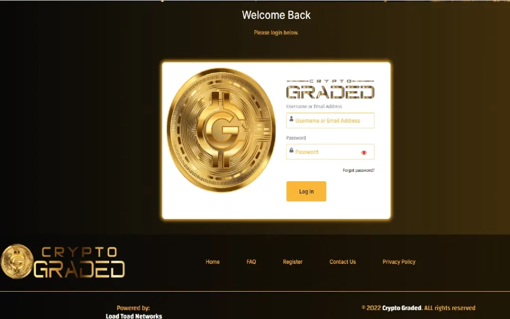 Crypto Graded Multi-Vendor Marketplace | Portfolio - Load Toad Networks